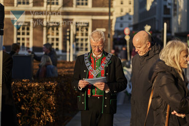 Biletet er frå markeringa av ferdig bybanelinje 2 til Fyllingsdalen 18. november 2022