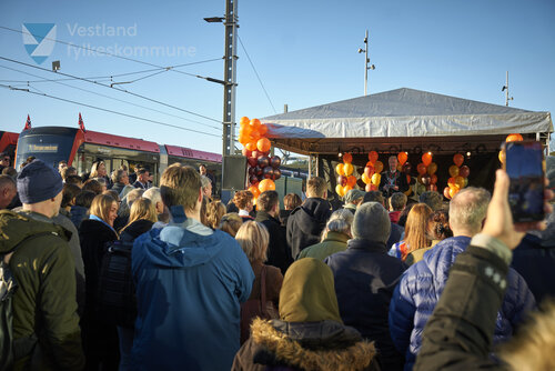 Ferdig bybane linje 2 Sentrum  - Fyllingsdalen 18. november 2022