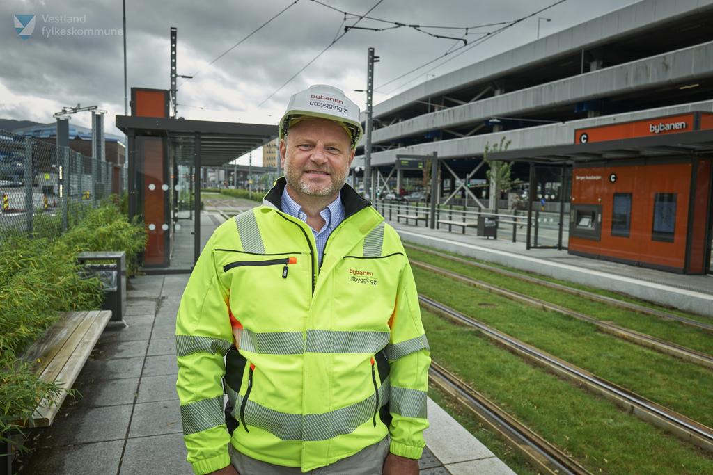Prosjektdirektør Arve Tjønn Rinde i Bybanen Utbygging