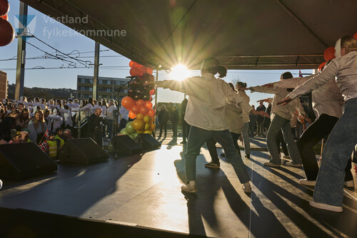 Biletet er frå markeringa av ferdig bybanelinje 2 til Fyllingsdalen 18. november 2022