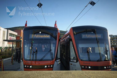 Ferdig bybane linje 2 Sentrum  - Fyllingsdalen 18. november 2022