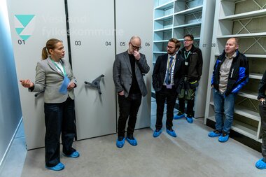 Opninga av nytt arkivbygg