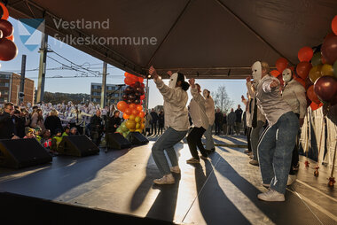 Biletet er frå markeringa av ferdig bybanelinje 2 til Fyllingsdalen 18. november 2022