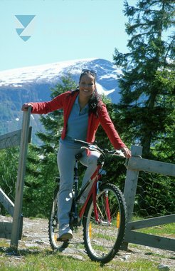 Syklist på Rallarvegen