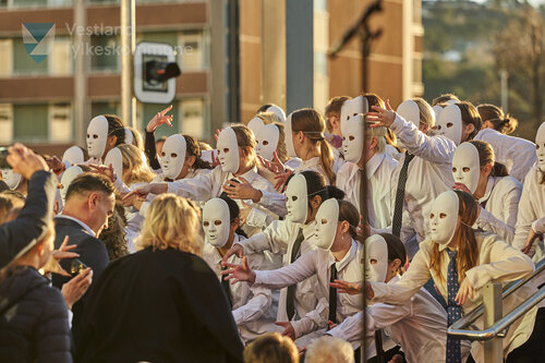 Biletet er frå markeringa av ferdig bybanelinje 2 til Fyllingsdalen 18. november 2022