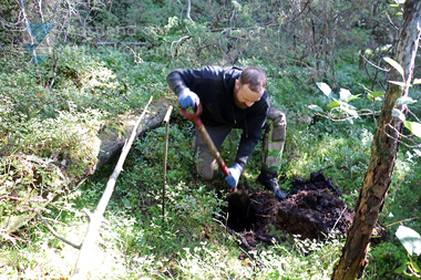 Arkeologiske utgravingar registreringar E39 Hordfast