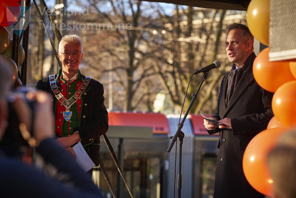 Ferdig bybane linje 2 Sentrum  - Fyllingsdalen 18. november 2022