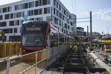 Arbeid i sporet, Kronstad, 2021