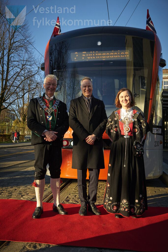 Ferdig bybane linje 2 Sentrum  - Fyllingsdalen 18. november 2022