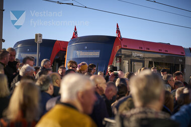 Ferdig bybane linje 2 Sentrum  - Fyllingsdalen 18. november 2022