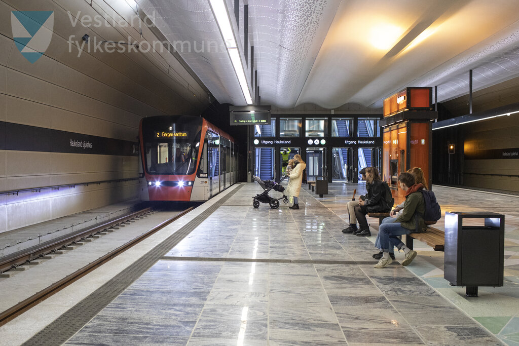 Linje 2 - Haukeland sjukehus haldeplass