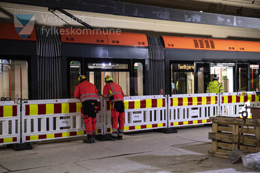 Testkøyring av  Bybanen linje 2