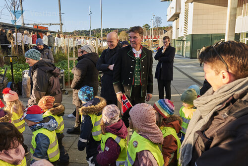 Biletet er frå markeringa av ferdig bybanelinje 2 til Fyllingsdalen 18. november 2022