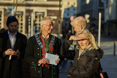 Biletet er frå markeringa av ferdig bybanelinje 2 til Fyllingsdalen 18. november 2022
