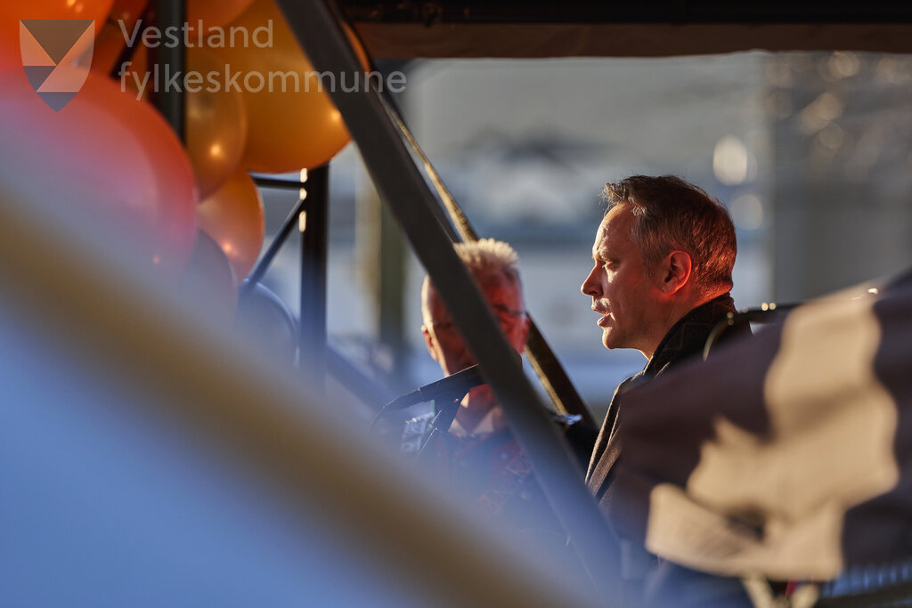 Biletet er frå markeringa av ferdig bybanelinje 2 til Fyllingsdalen 18. november 2022