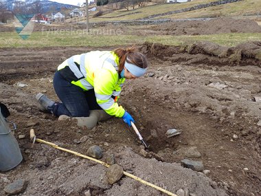 Arkeologiske registreringar ved Nes i Luster