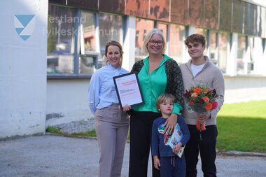 Bedriftsutviklingsprisen i landbruket 2024 i Vestland gjekk til Vossabia AS