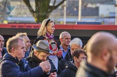 Biletet er frå markeringa av ferdig bybanelinje 2 til Fyllingsdalen 18. november 2022
