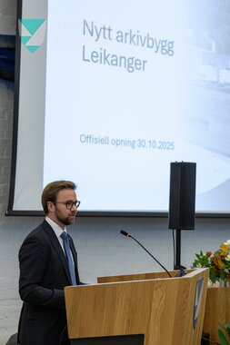 Opninga av nytt arkivbygg