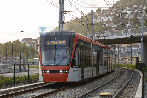 Linje 2 i trafikk  - Fløen