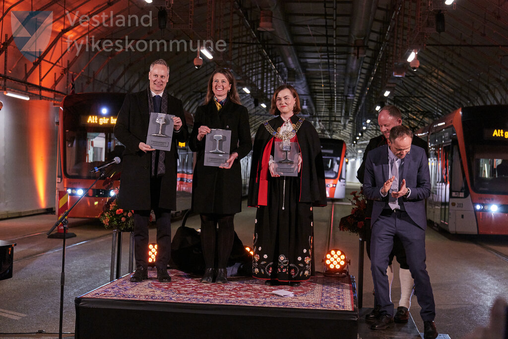 Biletet er frå markeringa av ferdig bybanelinje 2 til Fyllingsdalen 18. november 2022