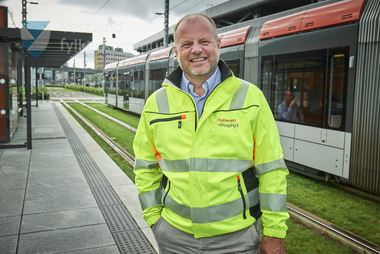 Prosjektdirektør Arve Tjønn Rinde i Bybanen Utbygging