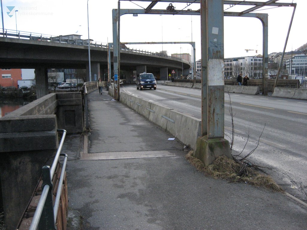 Ombygging av Gamle Nygårdsbo frå bilbru til bybanebru