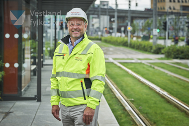 Prosjektdirektør Arve Tjønn Rinde i Bybanen Utbygging