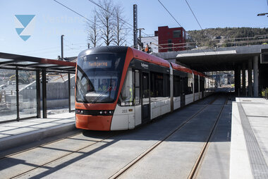 Testkøyring av Bybanen linje 2