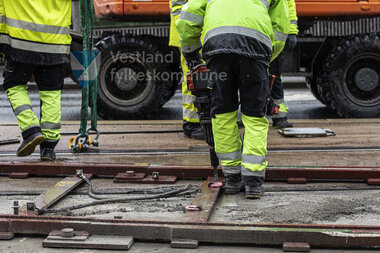 Arbeid i sporet, Kronstad, 2021