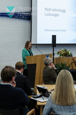 Opninga av nytt arkivbygg