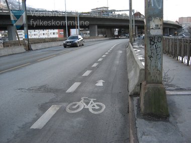 Ombygging av Gamle Nygårdsbo frå bilbru til bybanebru