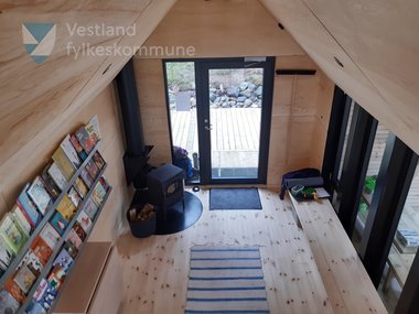 Dagsturhytta Fjordablikk i  Masfjorden kommune