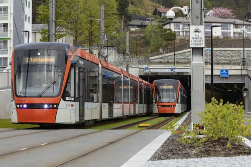 Linje 2 i trafikk  - Fyllingsdalen