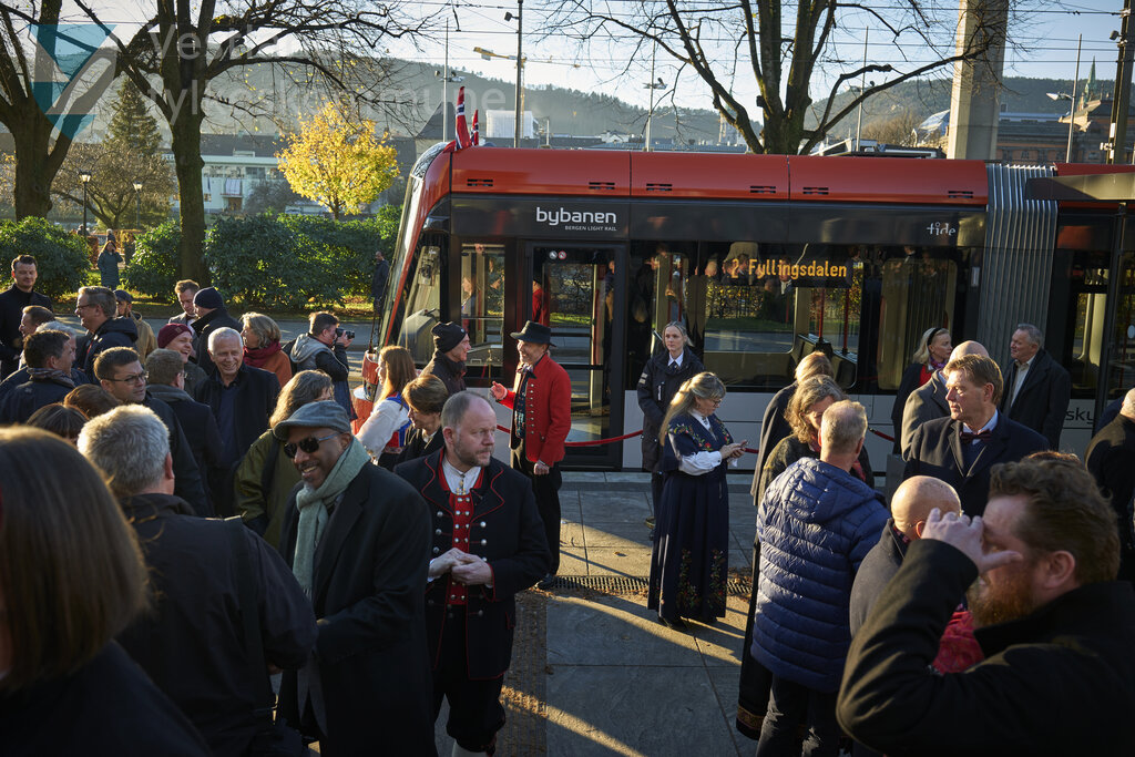 Ferdig bybane linje 2 Sentrum  - Fyllingsdalen 18. november 2022