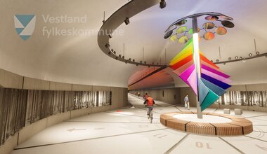 Sykkeltunnelen gjennom Løvstakken