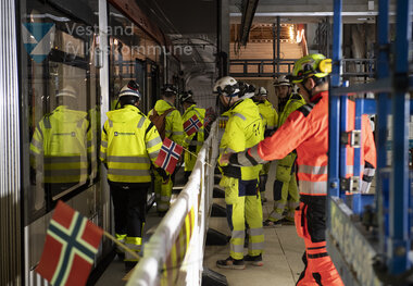 Testkøyring av Bybanen linje 2