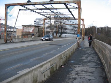Ombygging av Gamle Nygårdsbo frå bilbru til bybanebru
