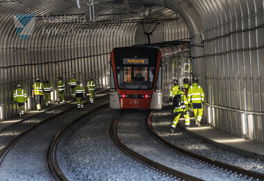 Testkøyring av  Bybanen linje 2