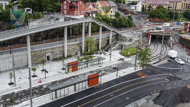 Bybanetrase langs Store lungegårsvann