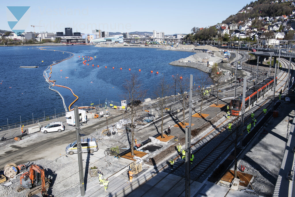 Testkøyring av Bybanen linje 2