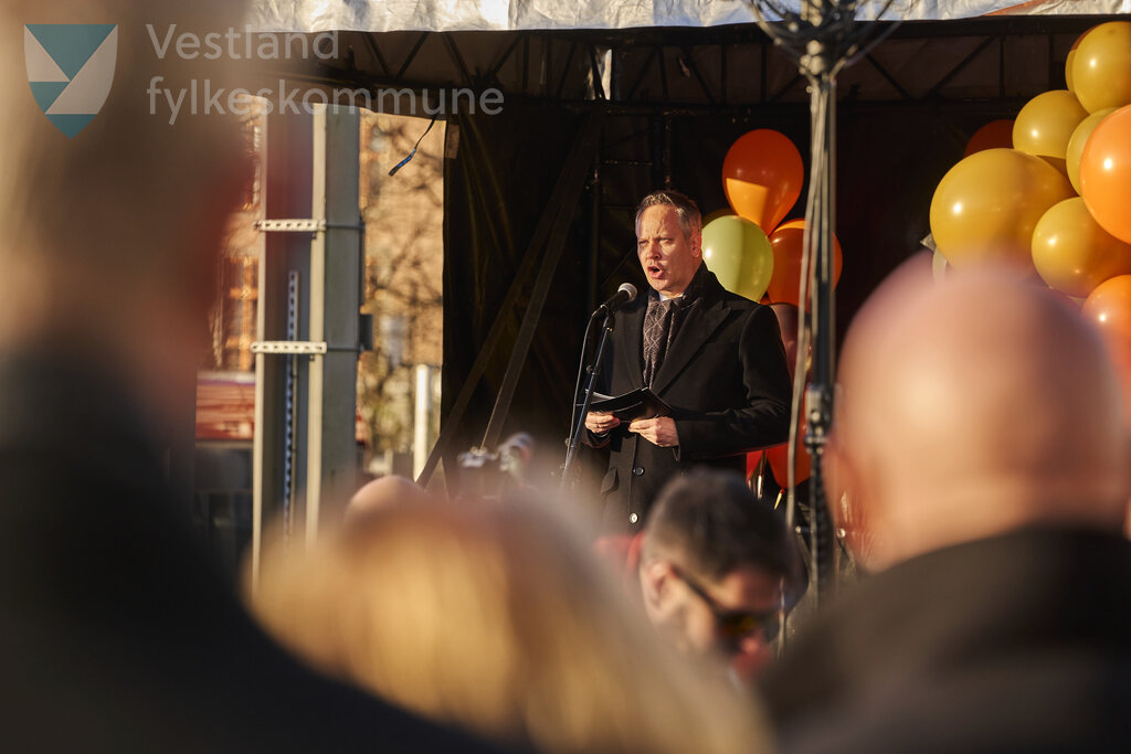 Biletet er frå markeringa av ferdig bybanelinje 2 til Fyllingsdalen 18. november 2022