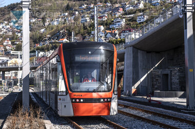Testkøyring av  Bybanen linje 2