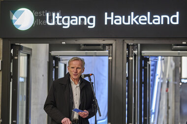 Biletet er frå markeringa av ferdig bybanelinje 2 til Fyllingsdalen 18. november 2022