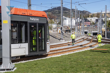 Testkøyring av Bybanen linje 2