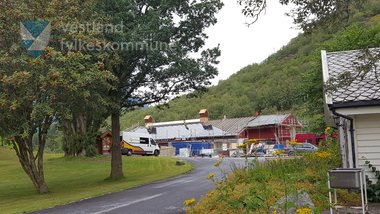Solcellepanel på Sogn jord- og hagebruksskule