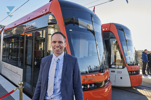 Biletet er frå markeringa av ferdig bybanelinje 2 til Fyllingsdalen 18. november 2022