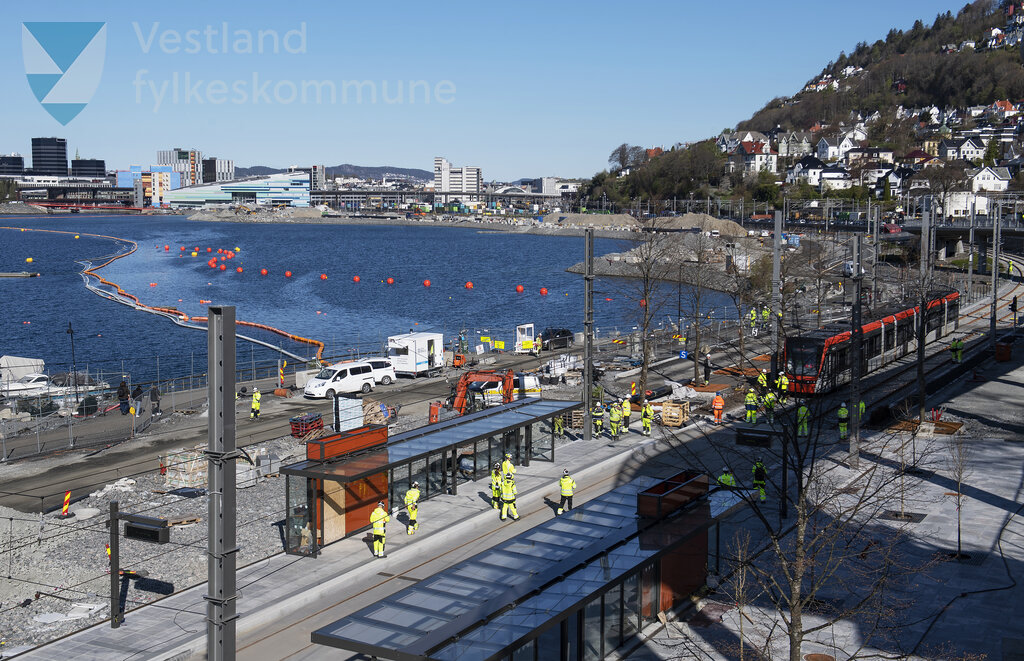 Testkøyring av  Bybanen linje 2