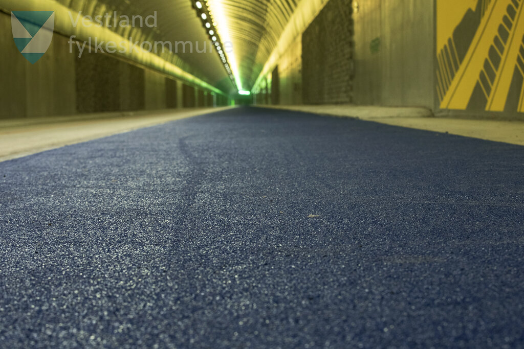 Gangdekke i Fyllingsdalstunnelen 