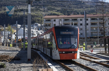 Testkøyring av  Bybanen linje 2